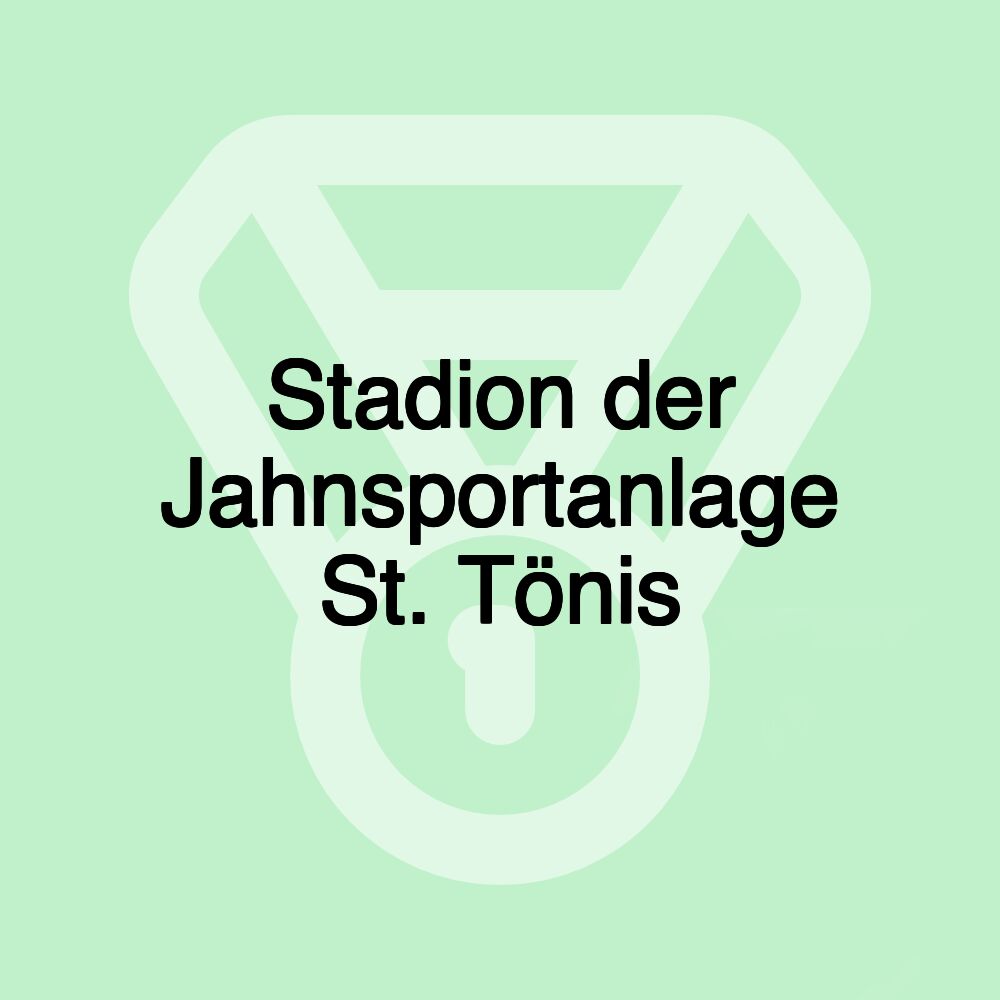 Stadion der Jahnsportanlage St. Tönis