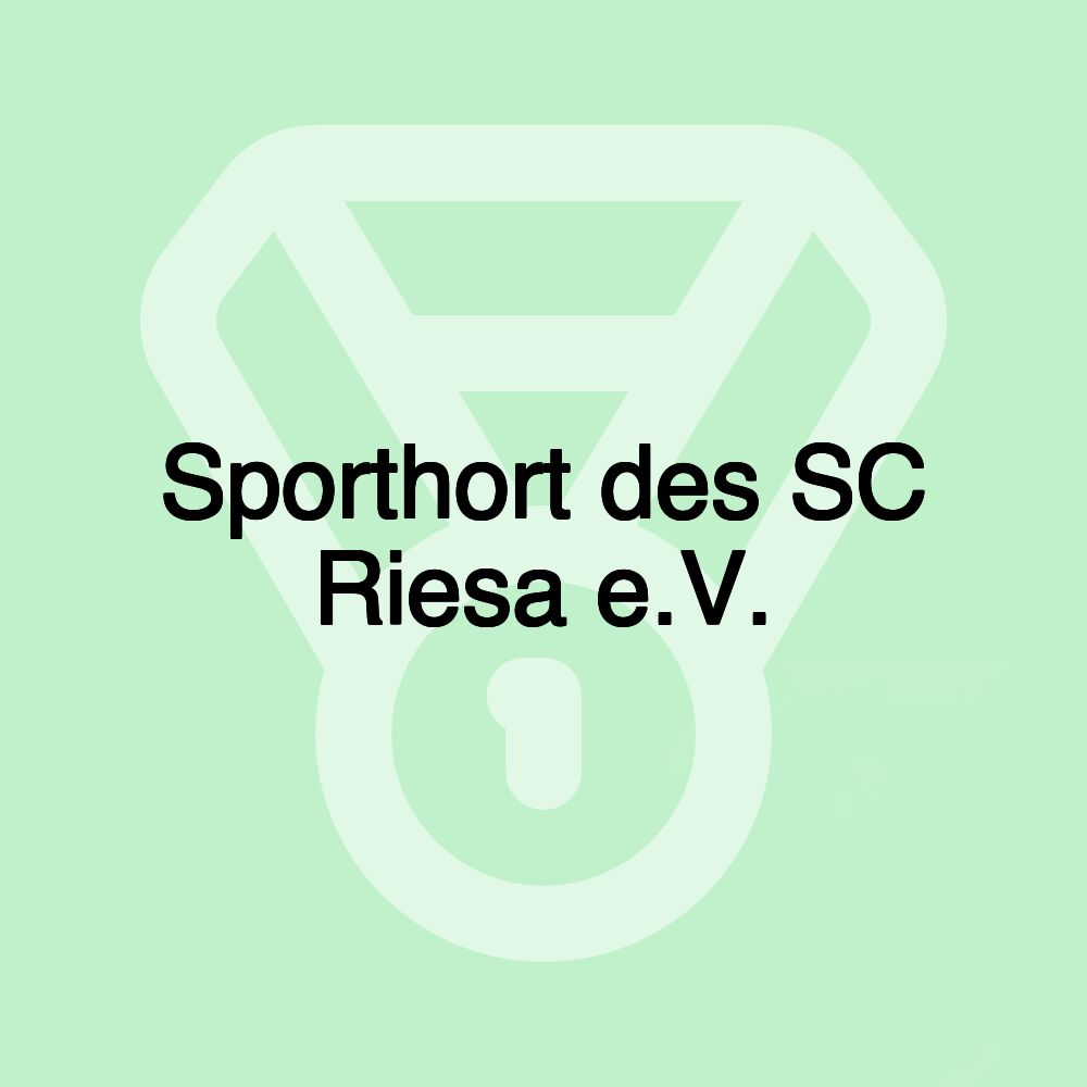 Sporthort des SC Riesa e.V.