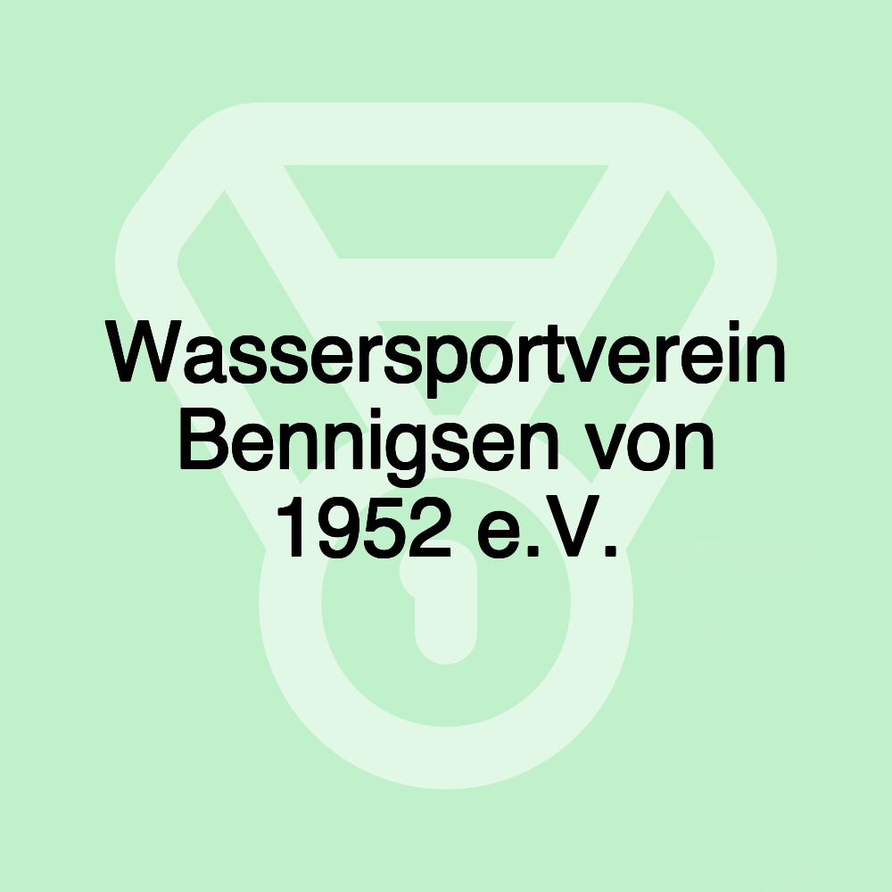 Wassersportverein Bennigsen von 1952 e.V.