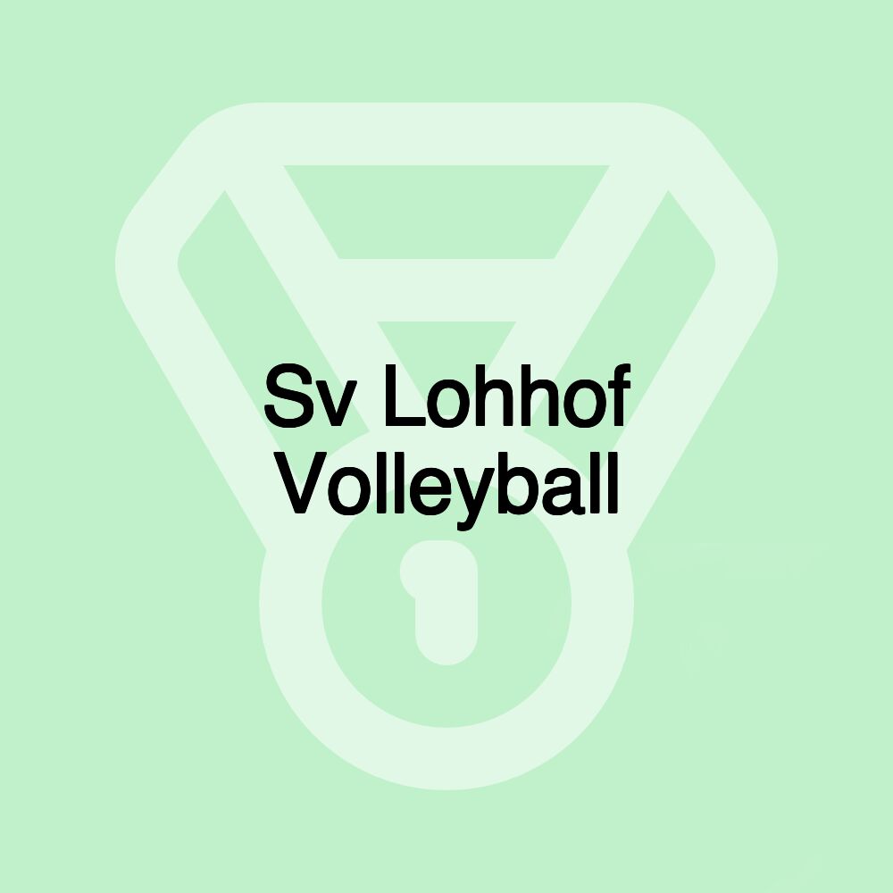 Sv Lohhof Volleyball