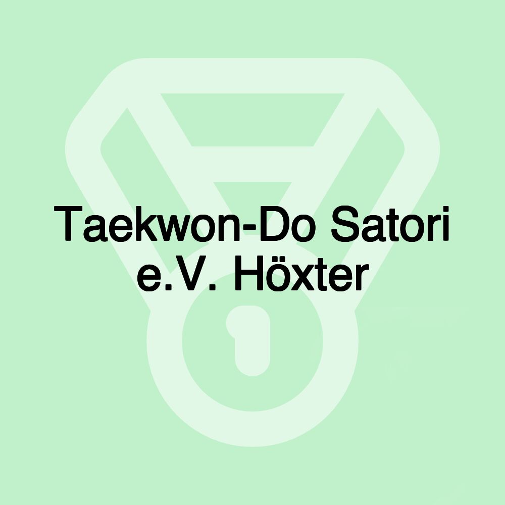 Taekwon-Do Satori e.V. Höxter