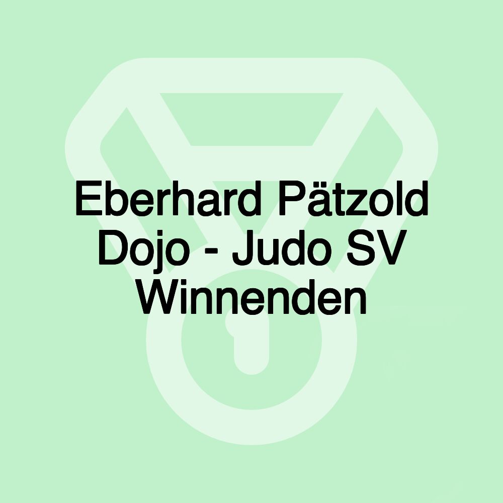 Eberhard Pätzold Dojo - Judo SV Winnenden