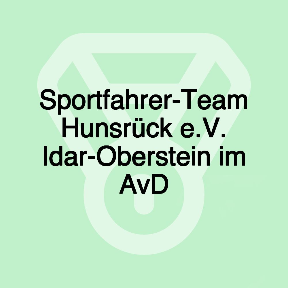 Sportfahrer-Team Hunsrück e.V. Idar-Oberstein im AvD