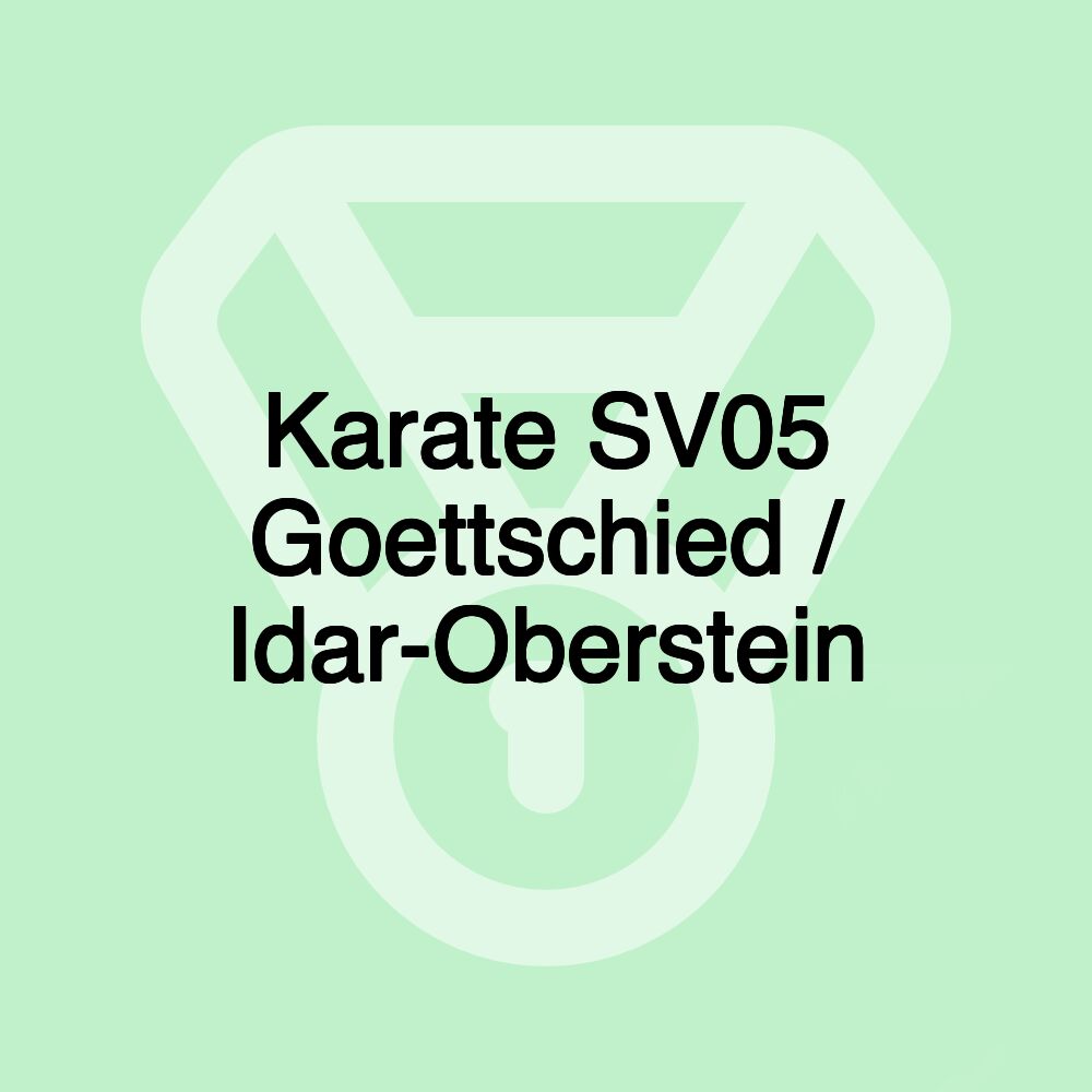 Karate SV05 Goettschied / Idar-Oberstein