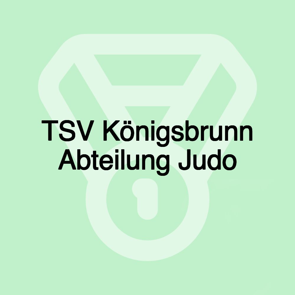 TSV Königsbrunn Abteilung Judo