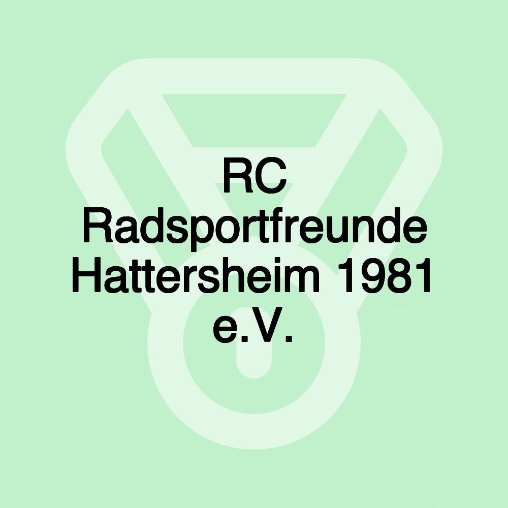 RC Radsportfreunde Hattersheim 1981 e.V.