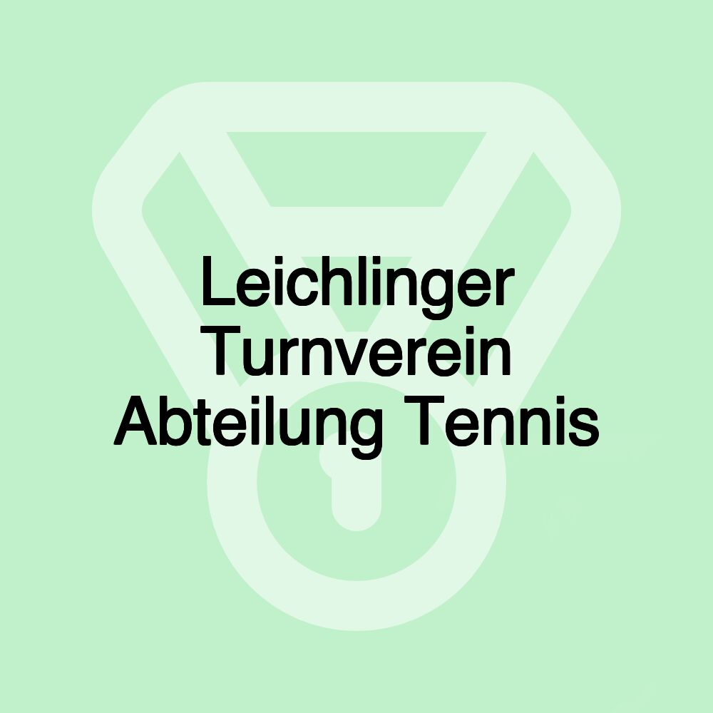 Leichlinger Turnverein Abteilung Tennis