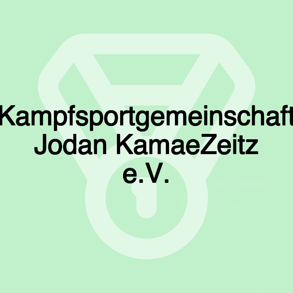 Kampfsportgemeinschaft Jodan KamaeZeitz e.V.