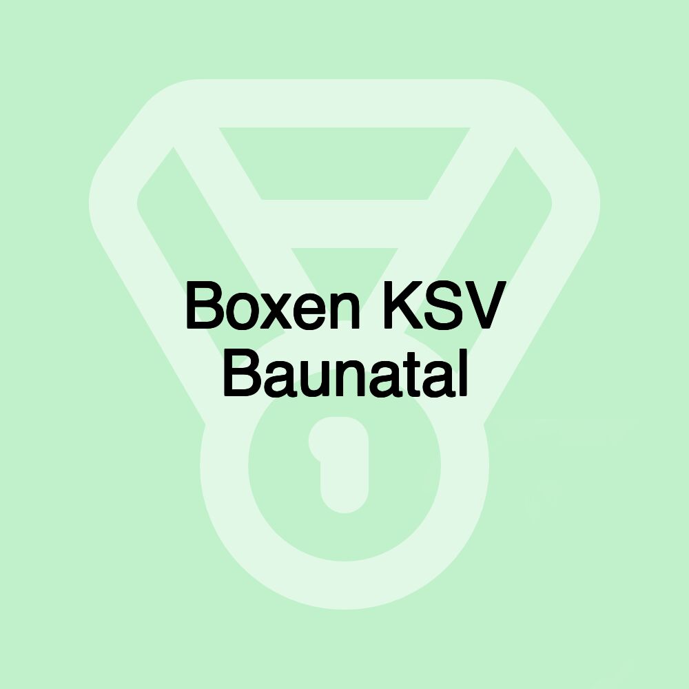 Boxen KSV Baunatal