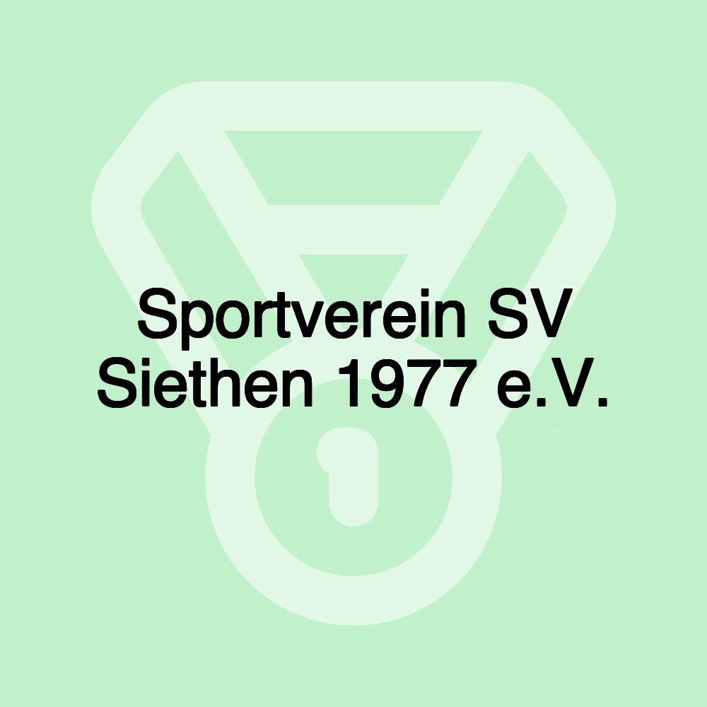 Sportverein SV Siethen 1977 e.V.