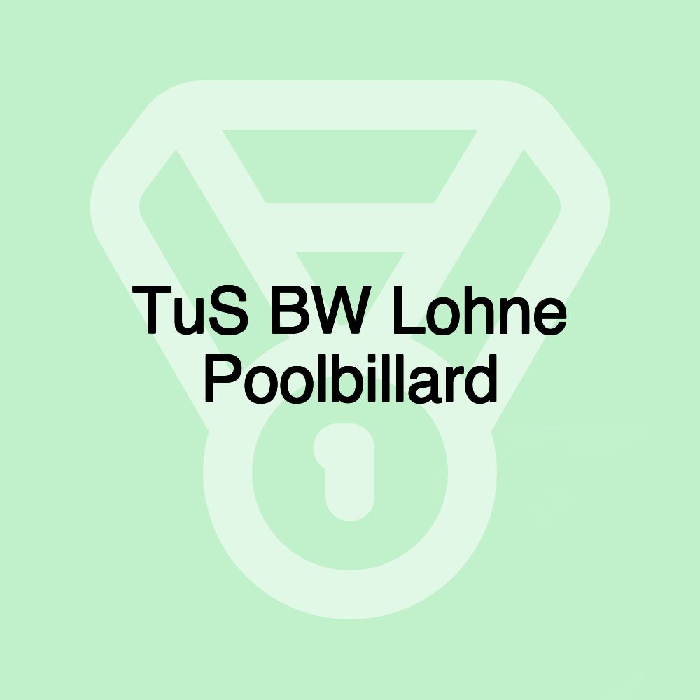 TuS BW Lohne Poolbillard