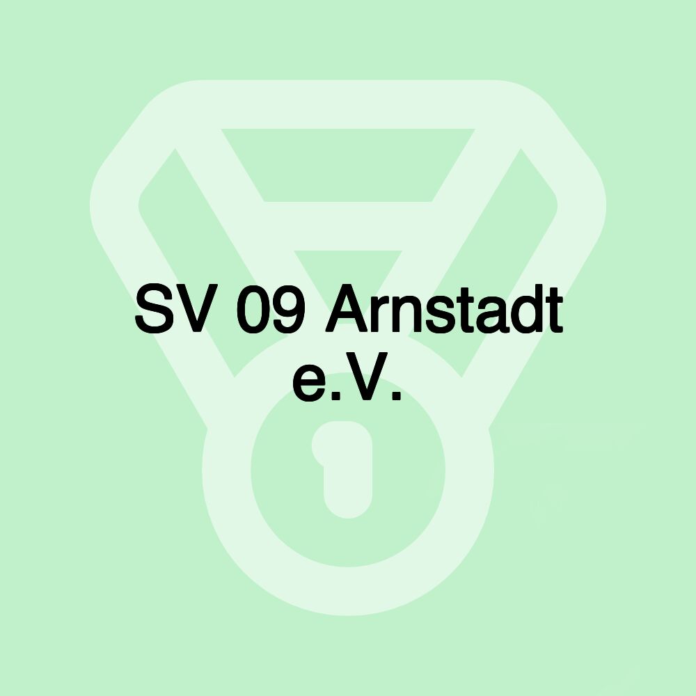 SV 09 Arnstadt e.V.