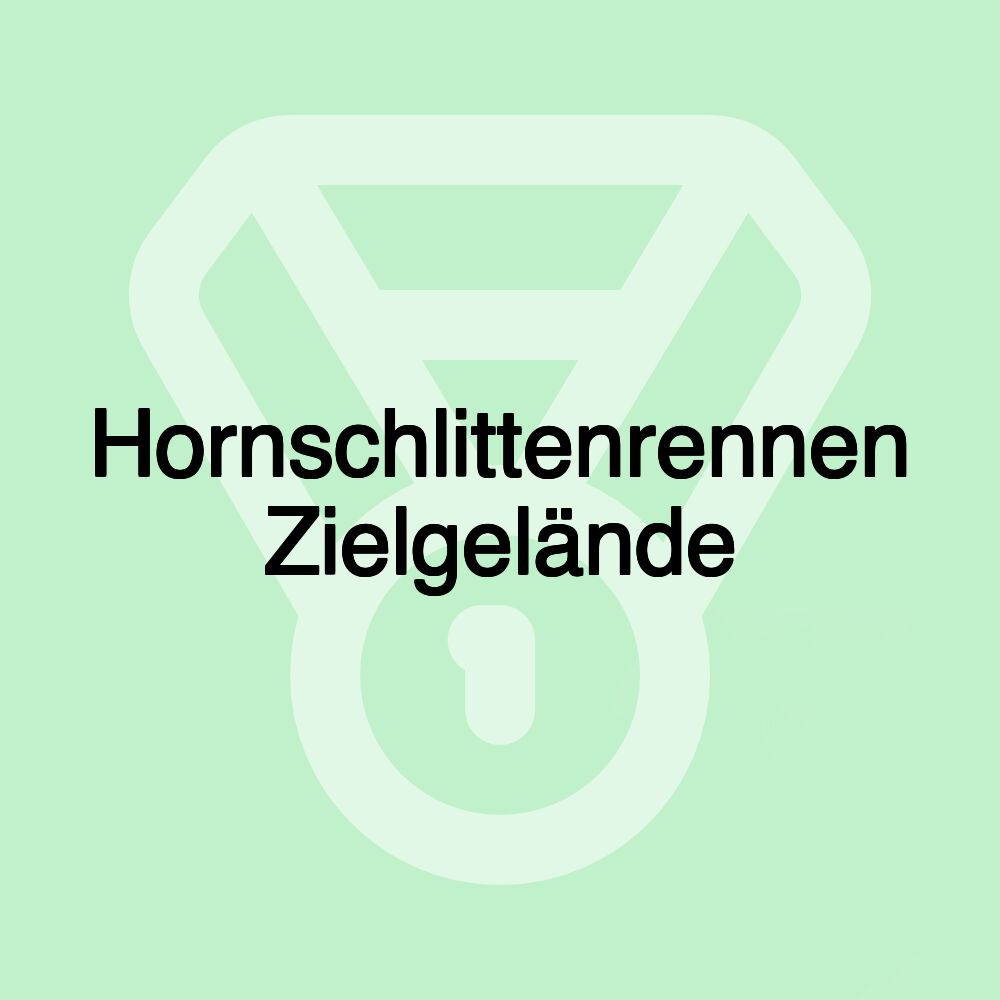 Hornschlittenrennen Zielgelände