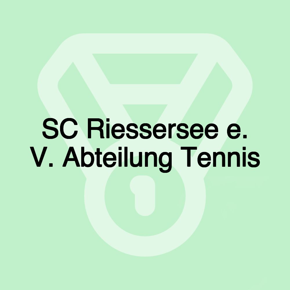 SC Riessersee e. V. Abteilung Tennis