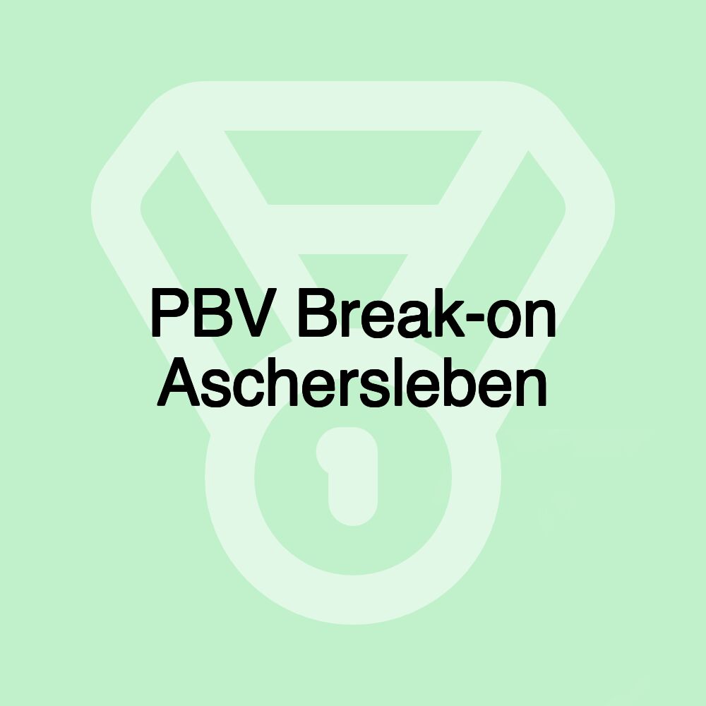 PBV Break-on Aschersleben