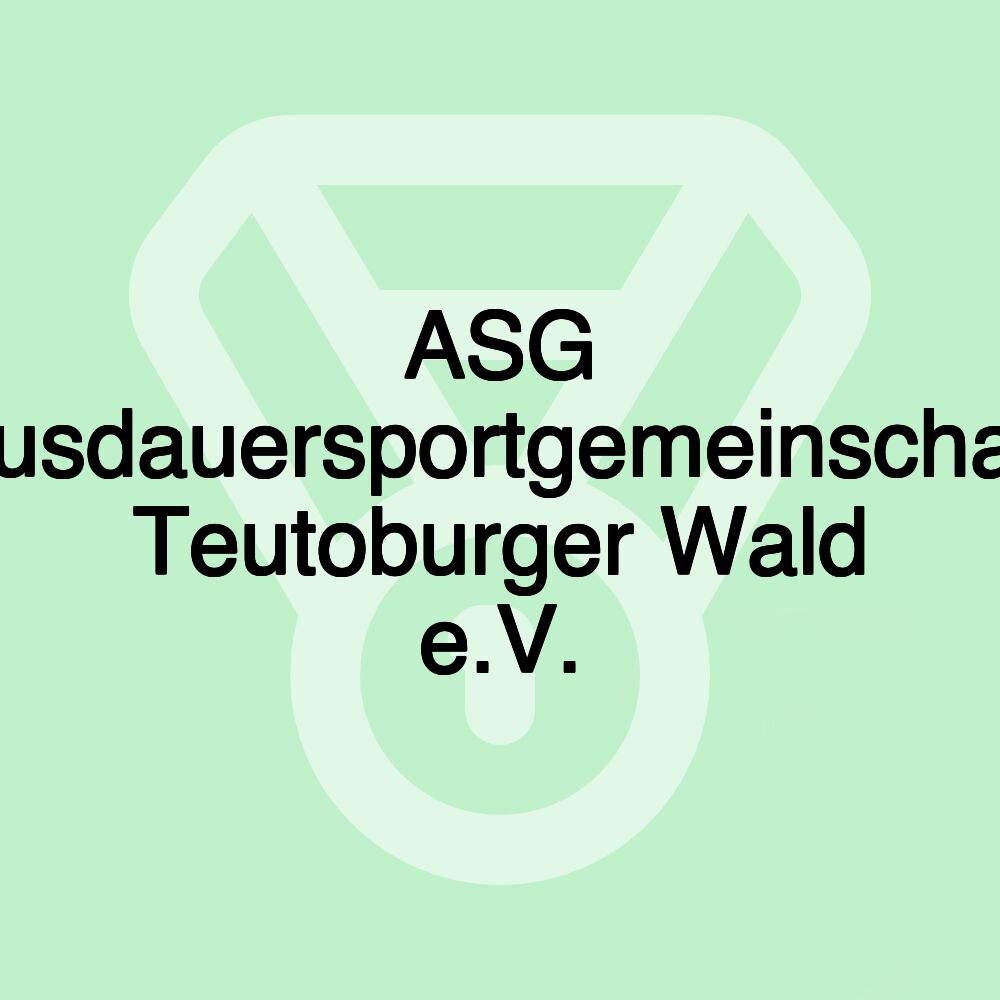 ASG Ausdauersportgemeinschaft Teutoburger Wald e.V.