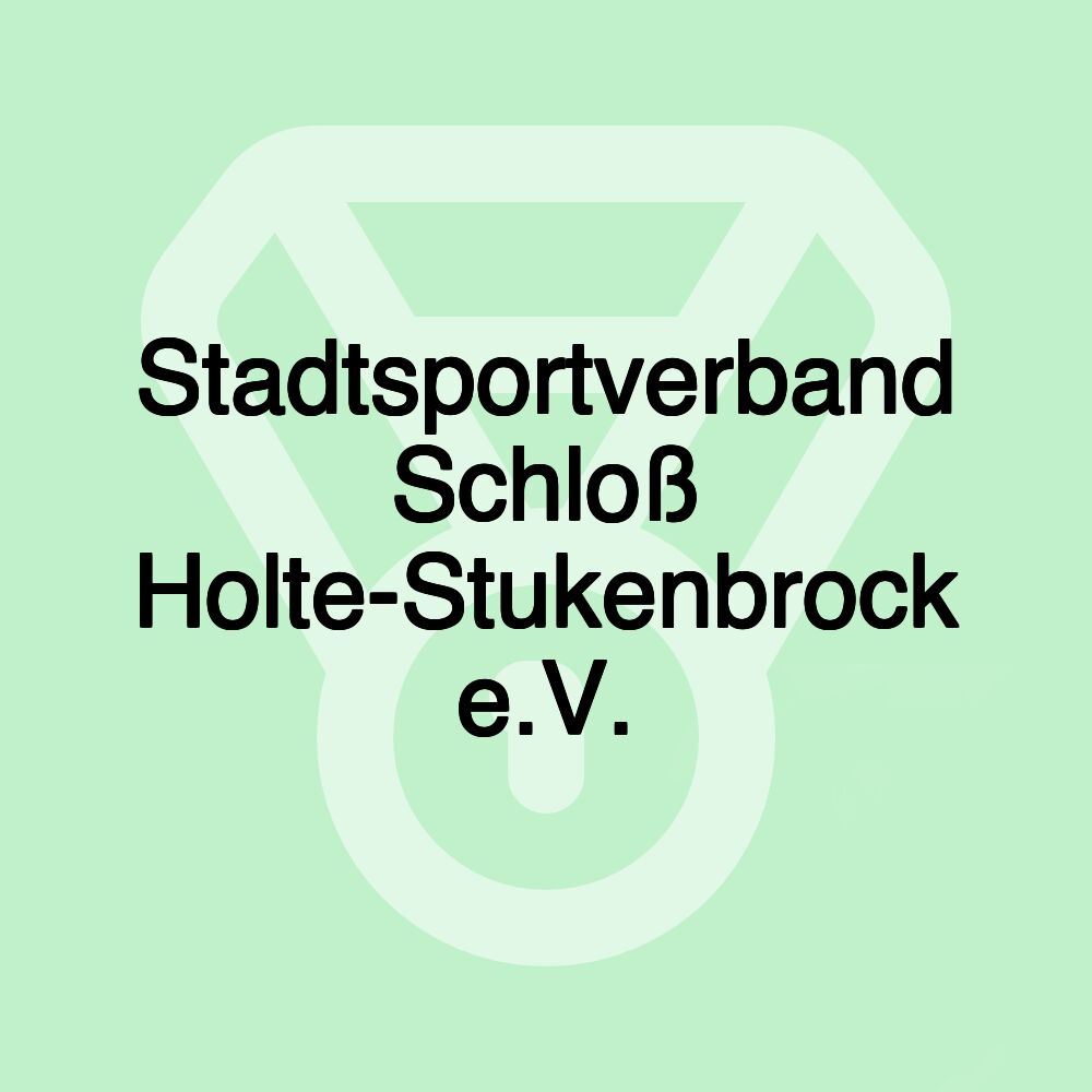 Stadtsportverband Schloß Holte-Stukenbrock e.V.