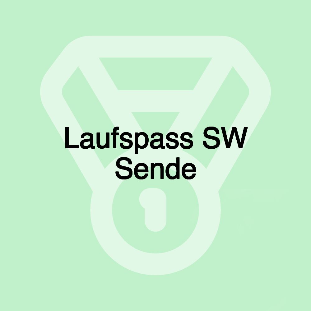 Laufspass SW Sende