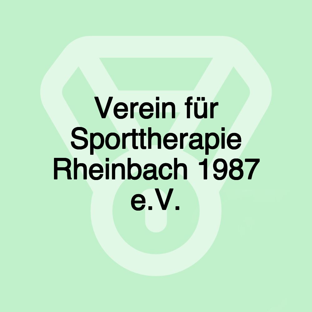 Verein für Sporttherapie Rheinbach 1987 e.V.