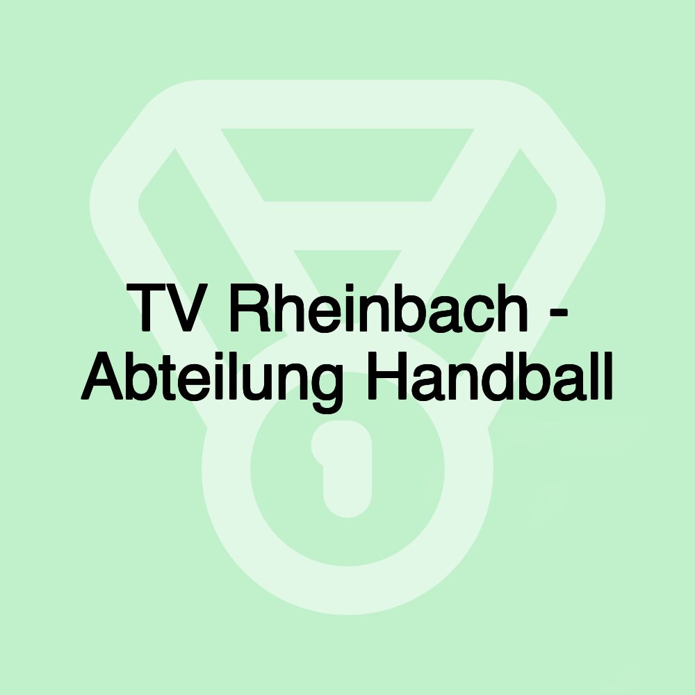 TV Rheinbach - Abteilung Handball