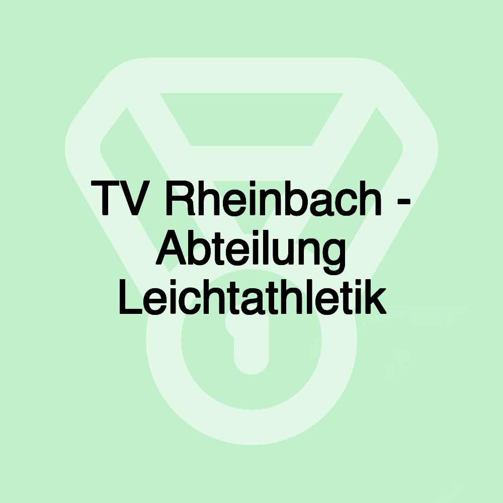 TV Rheinbach - Abteilung Leichtathletik