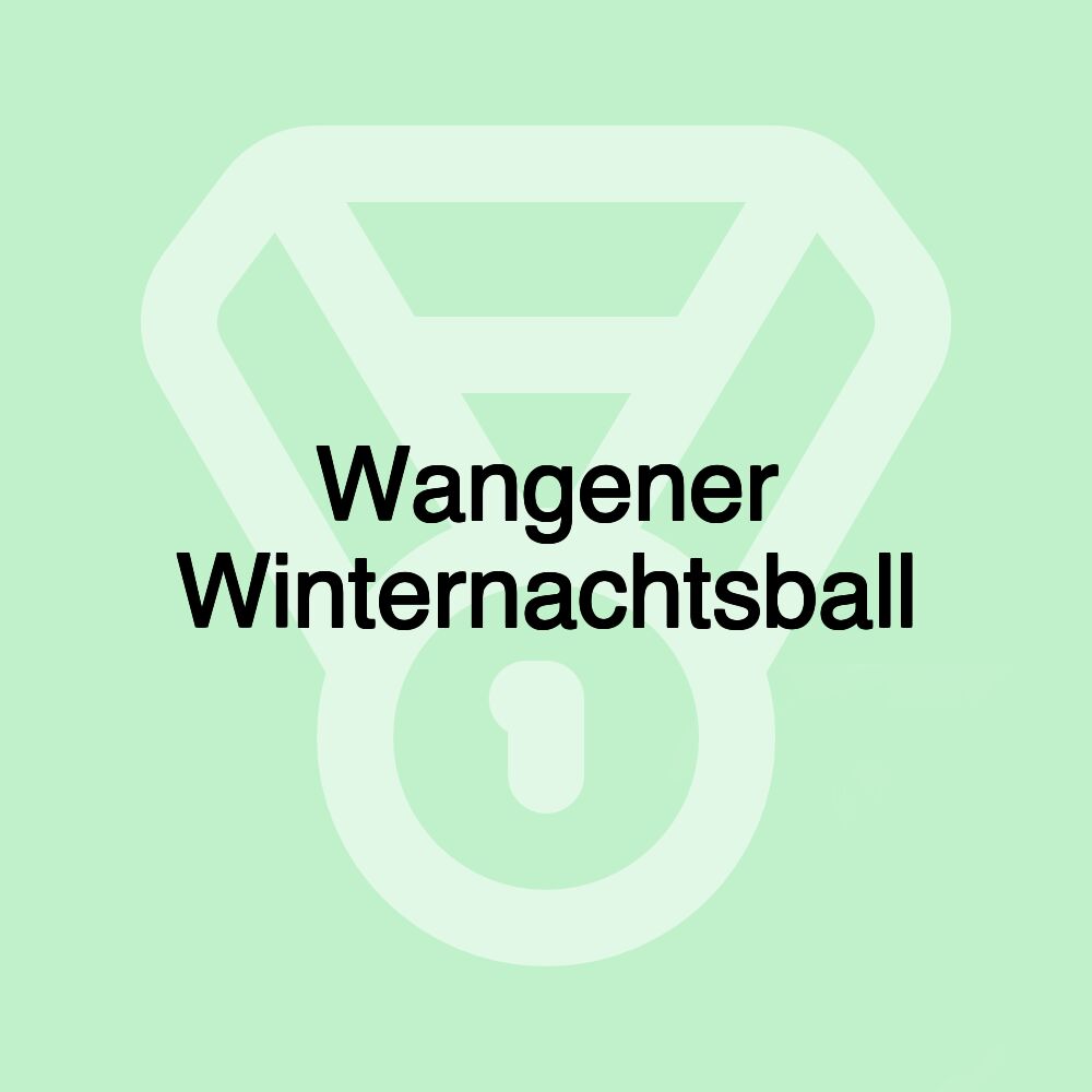 Wangener Winternachtsball