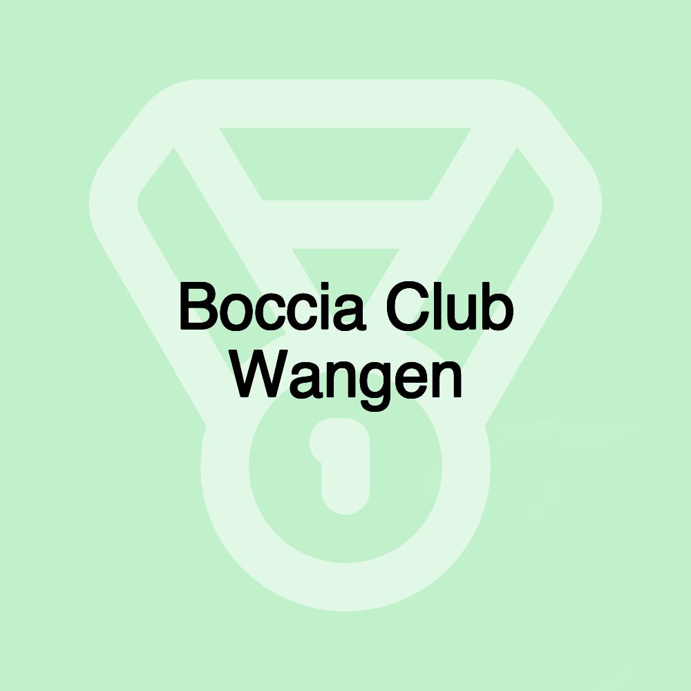 Boccia Club Wangen