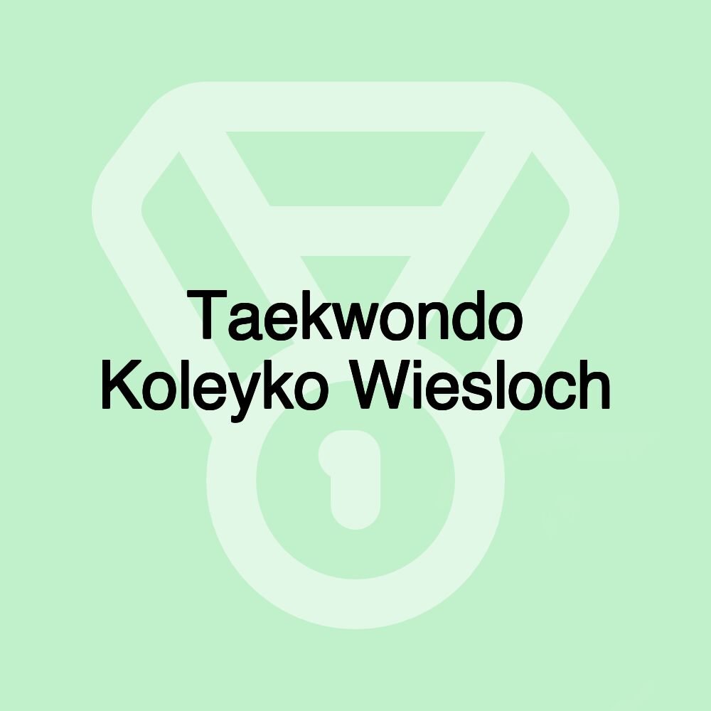 Taekwondo Koleyko Wiesloch