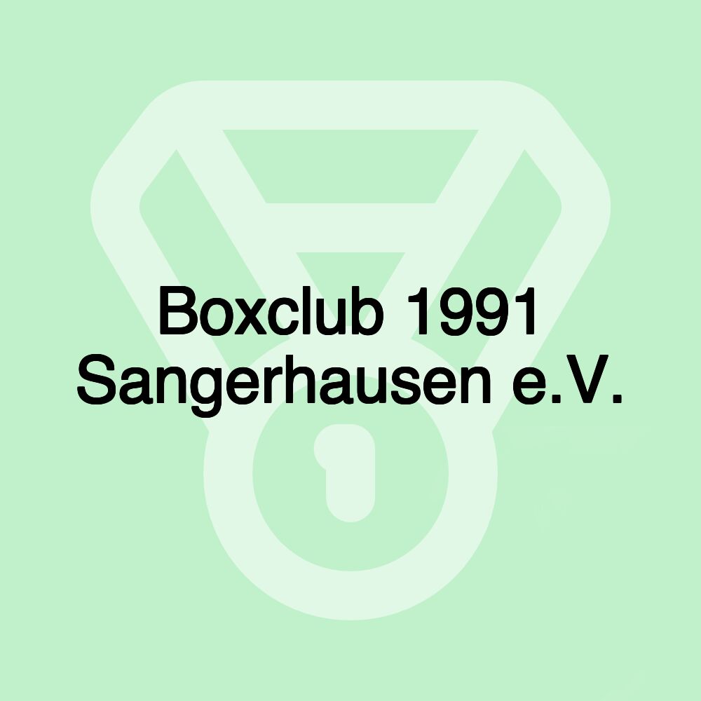 Boxclub 1991 Sangerhausen e.V.