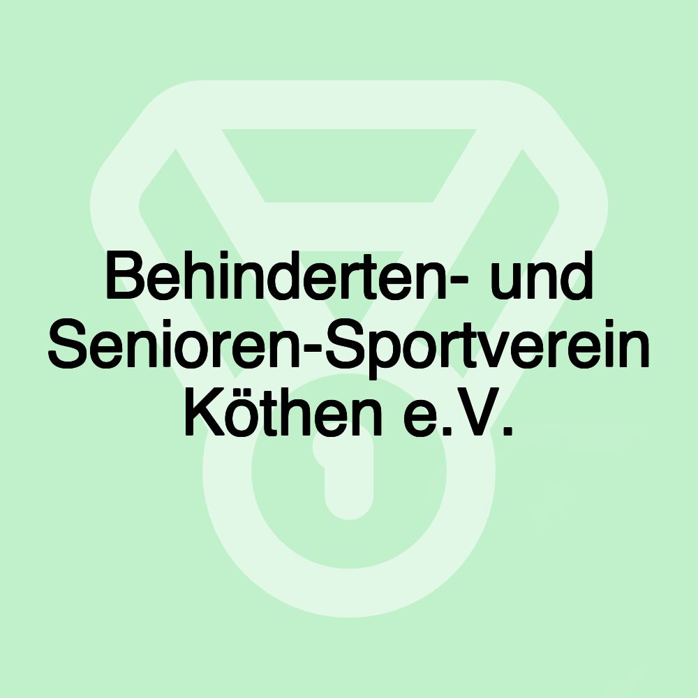 Behinderten- und Senioren-Sportverein Köthen e.V.