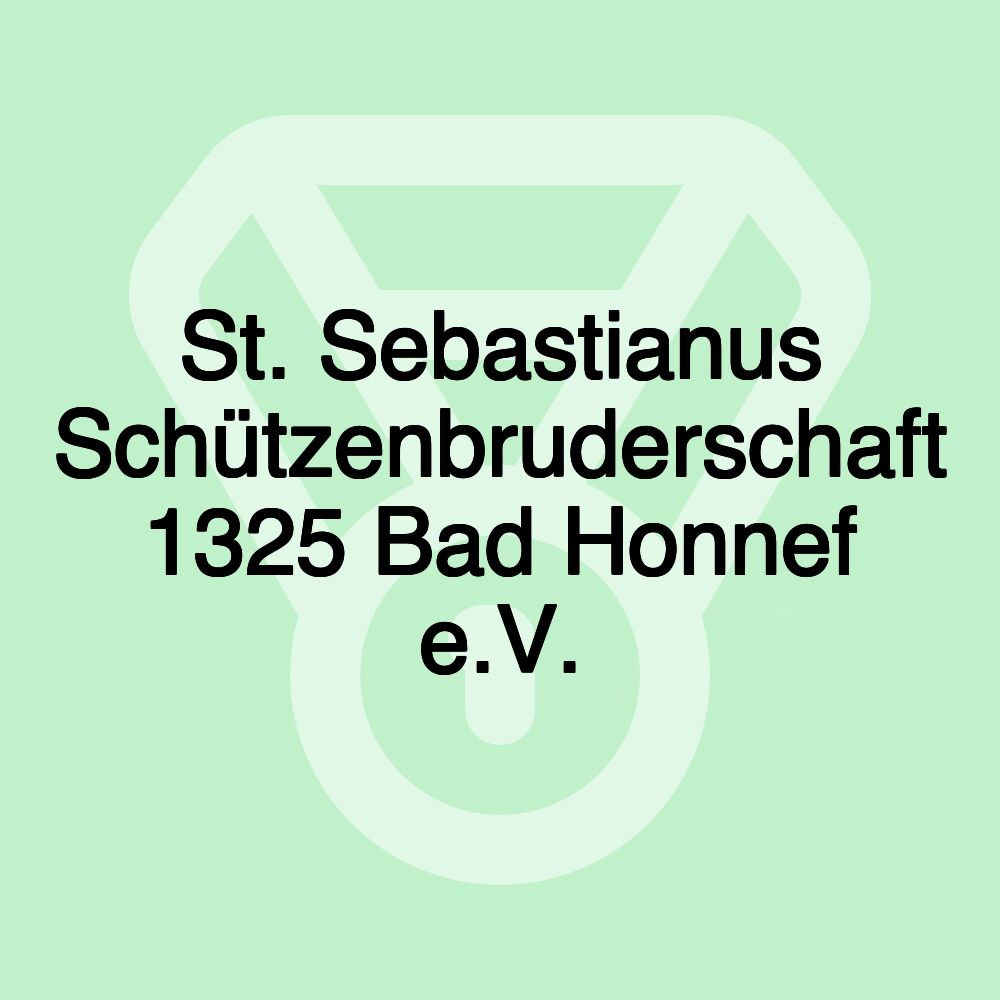 St. Sebastianus Schützenbruderschaft 1325 Bad Honnef e.V.