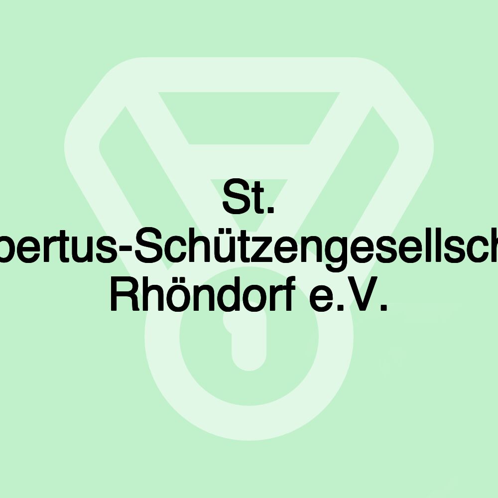 St. Hubertus-Schützengesellschaft Rhöndorf e.V.