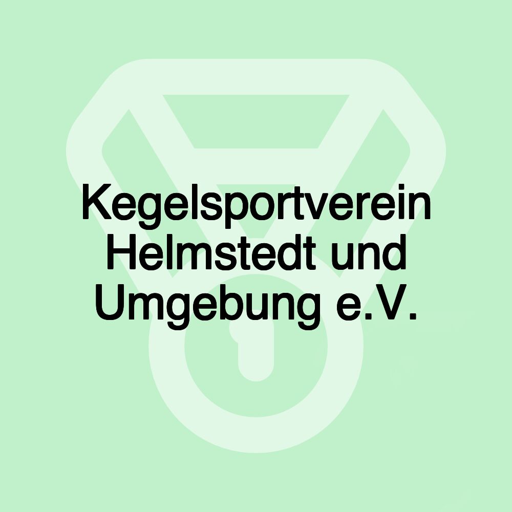 Kegelsportverein Helmstedt und Umgebung e.V.