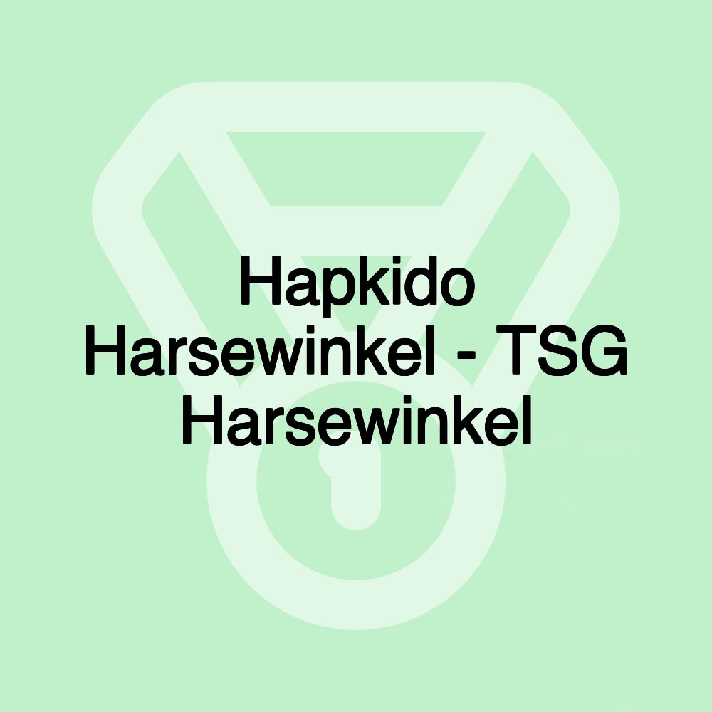 Hapkido Harsewinkel - TSG Harsewinkel