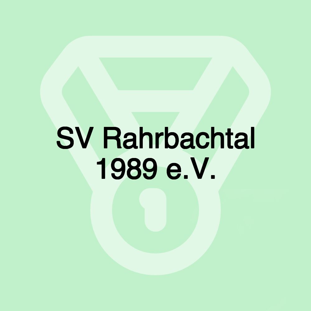 SV Rahrbachtal 1989 e.V.