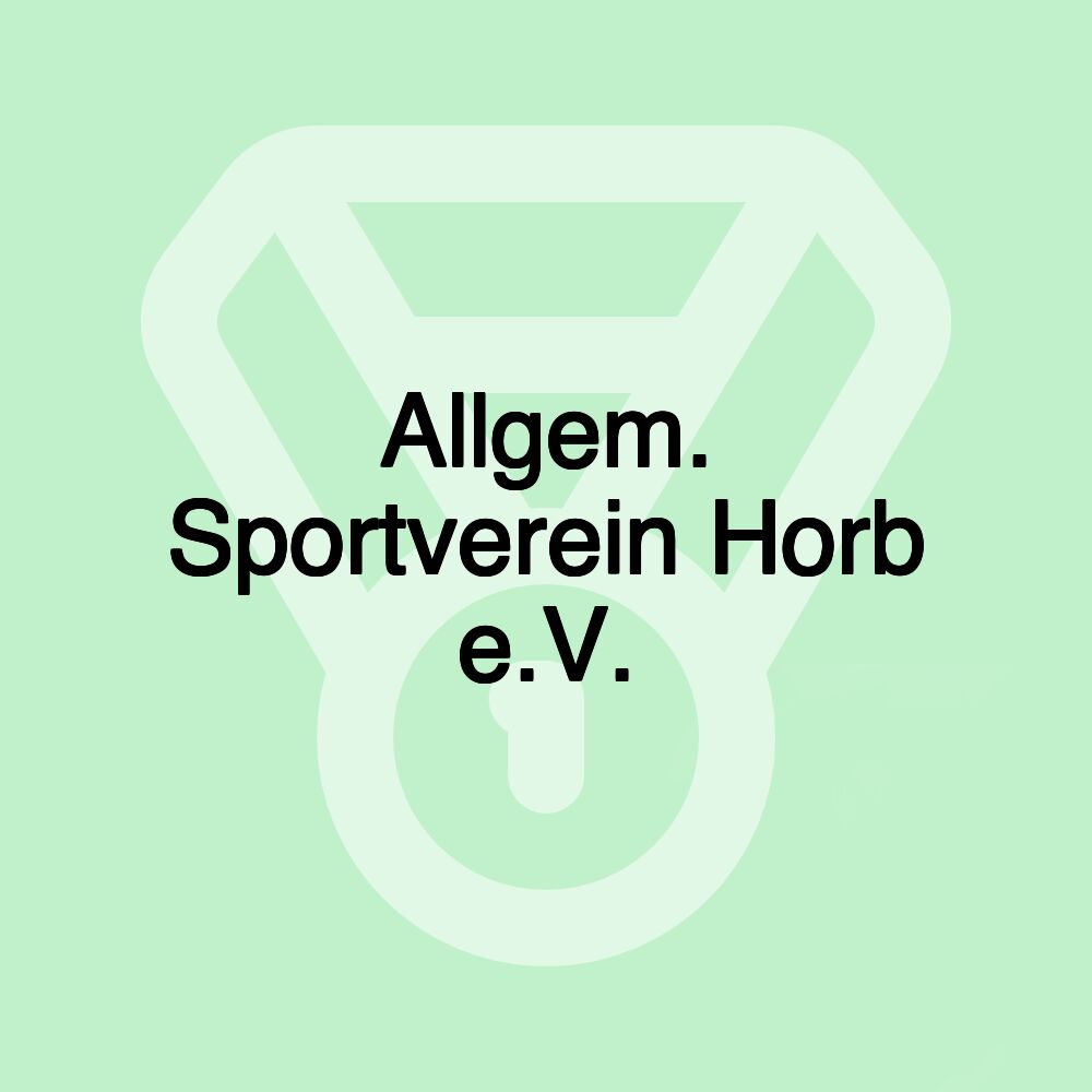 Allgem. Sportverein Horb e.V.