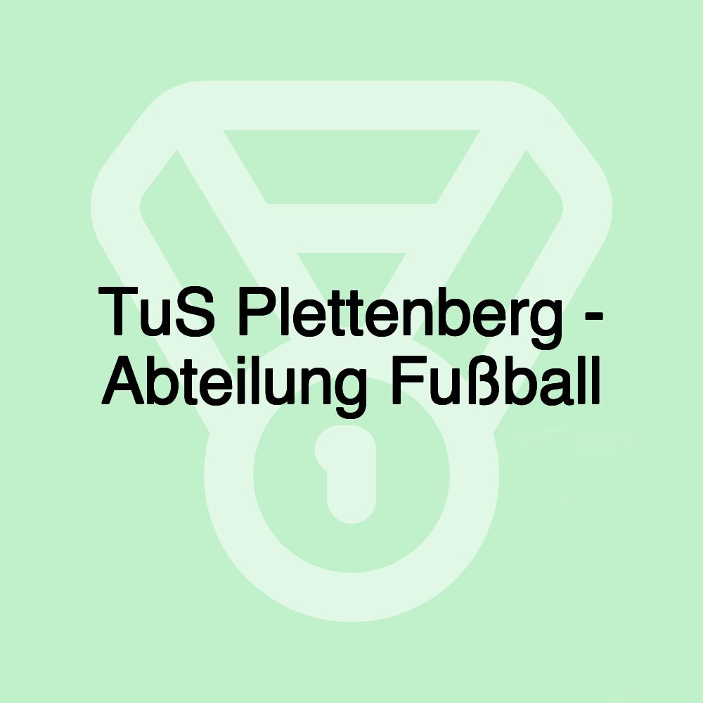 TuS Plettenberg - Abteilung Fußball