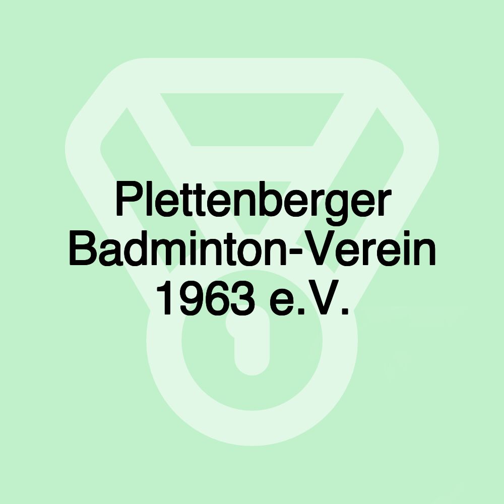 Plettenberger Badminton-Verein 1963 e.V.