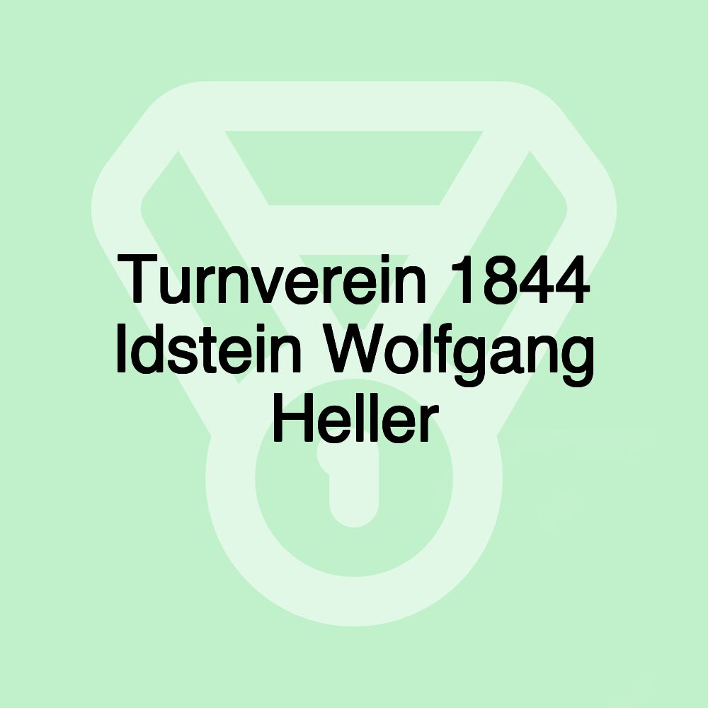 Turnverein 1844 Idstein Wolfgang Heller