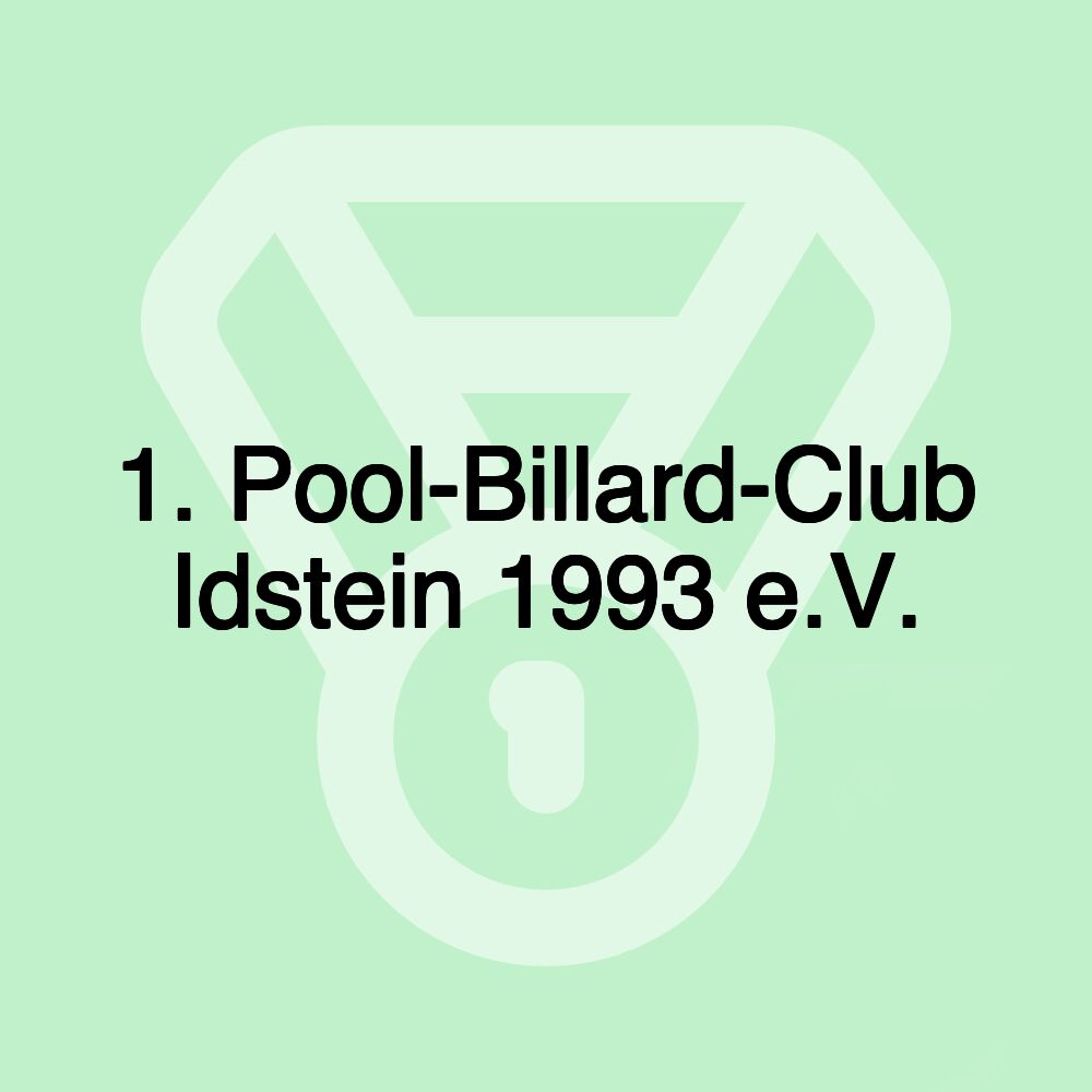 1. Pool-Billard-Club Idstein 1993 e.V.