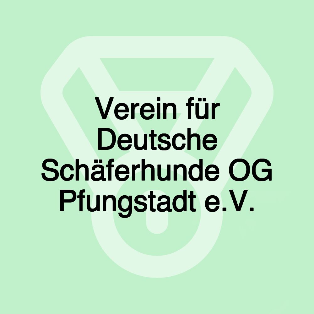 Verein für Deutsche Schäferhunde OG Pfungstadt e.V.