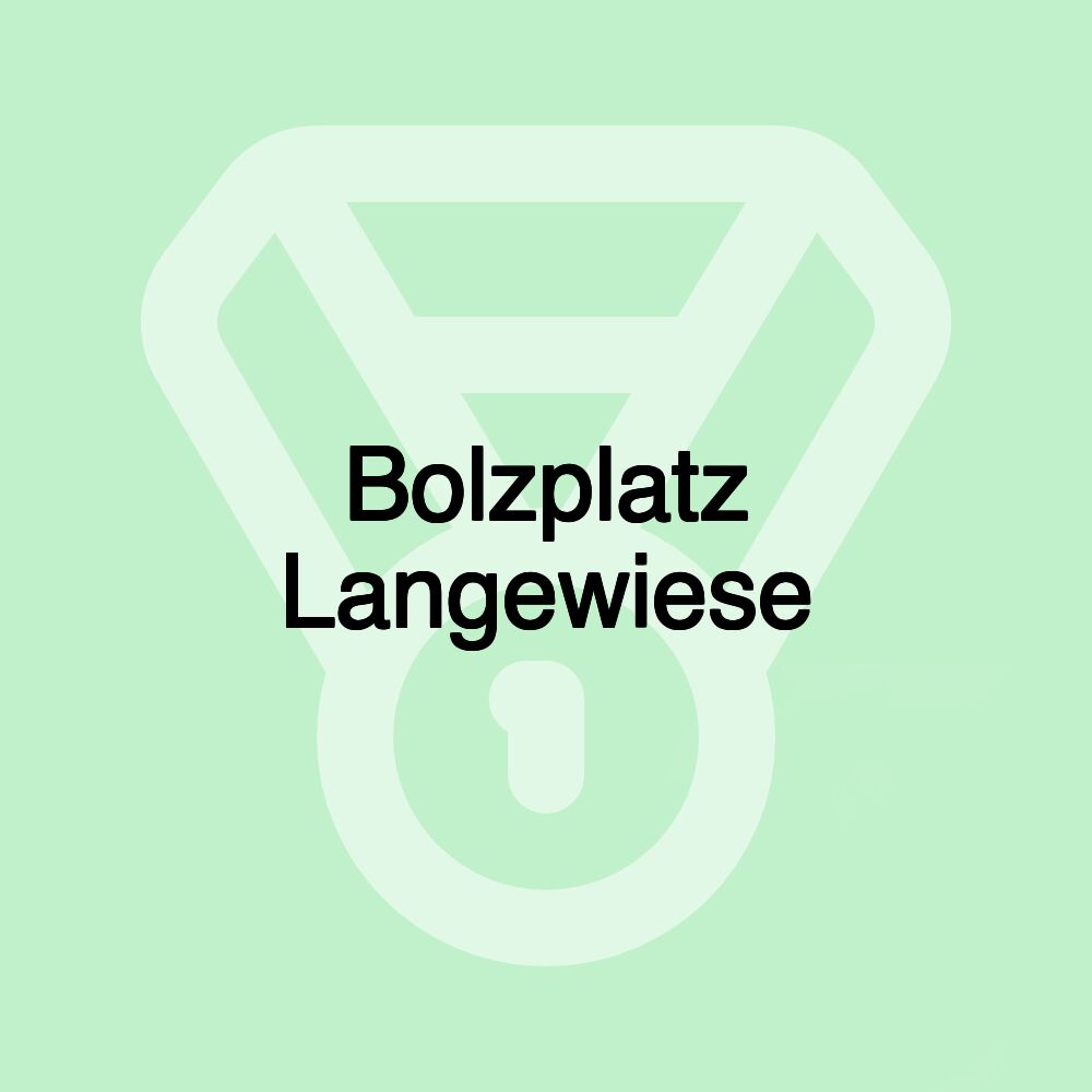 Bolzplatz Langewiese