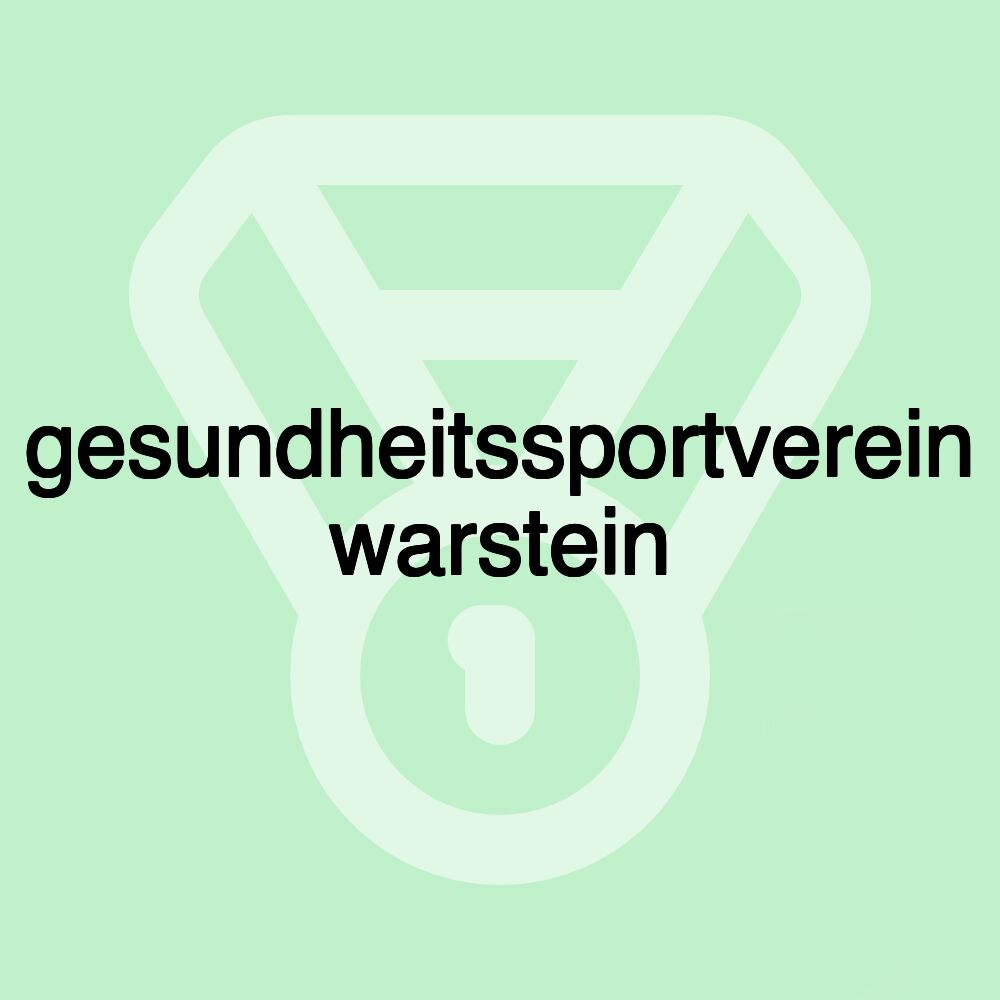 gesundheitssportverein warstein