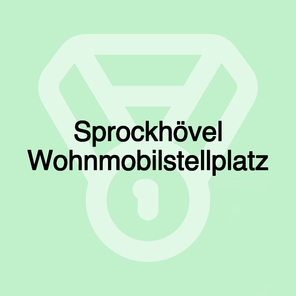 Sprockhövel Wohnmobilstellplatz