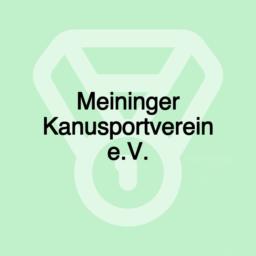 Meininger Kanusportverein e.V.