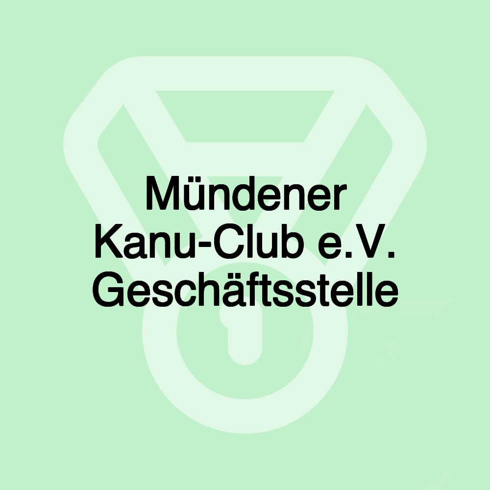 Mündener Kanu-Club e.V. Geschäftsstelle