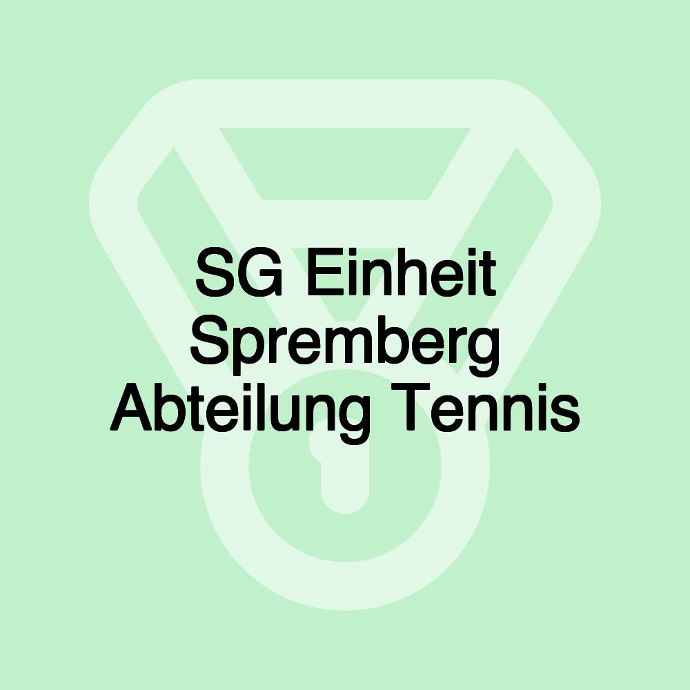 SG Einheit Spremberg Abteilung Tennis