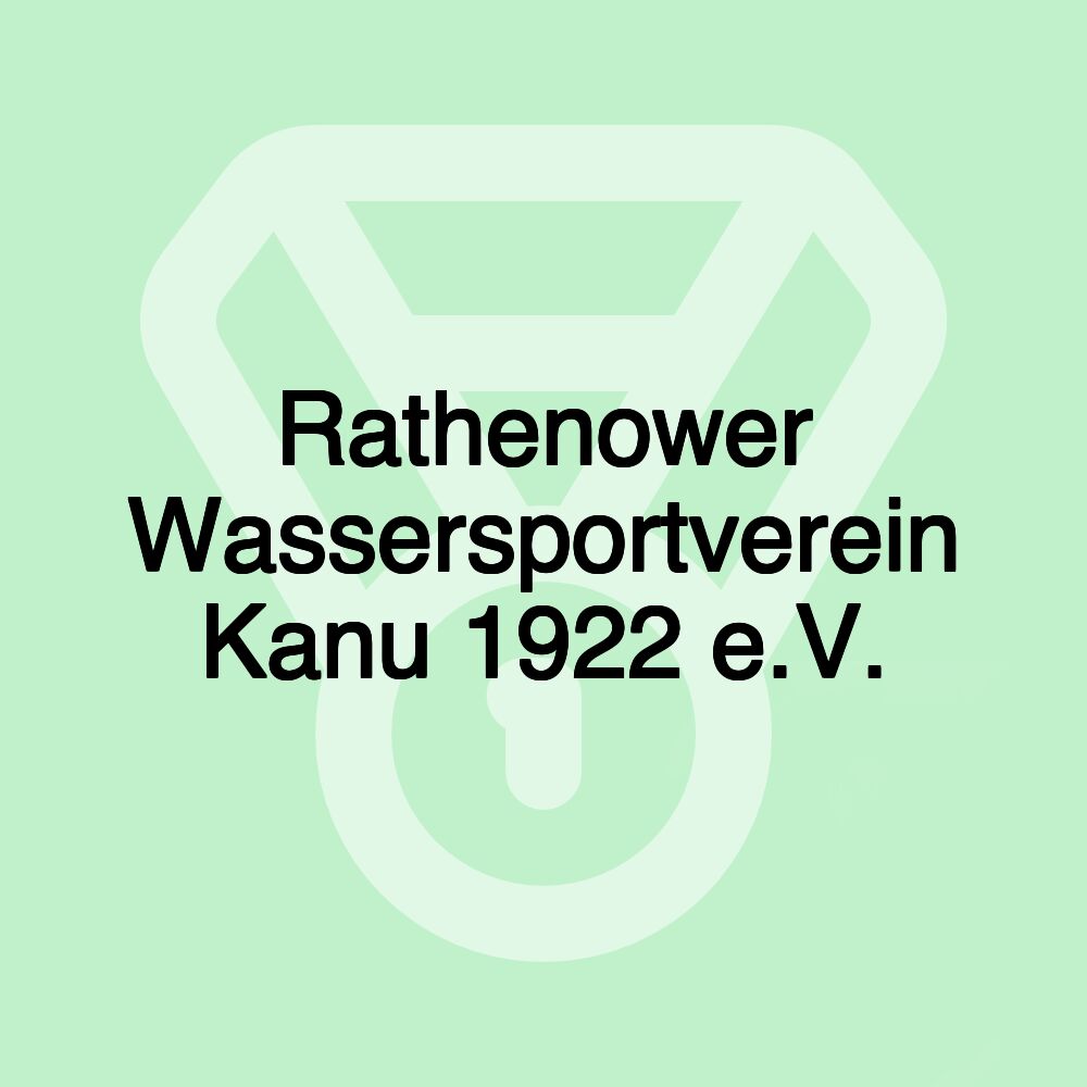 Rathenower Wassersportverein Kanu 1922 e.V.