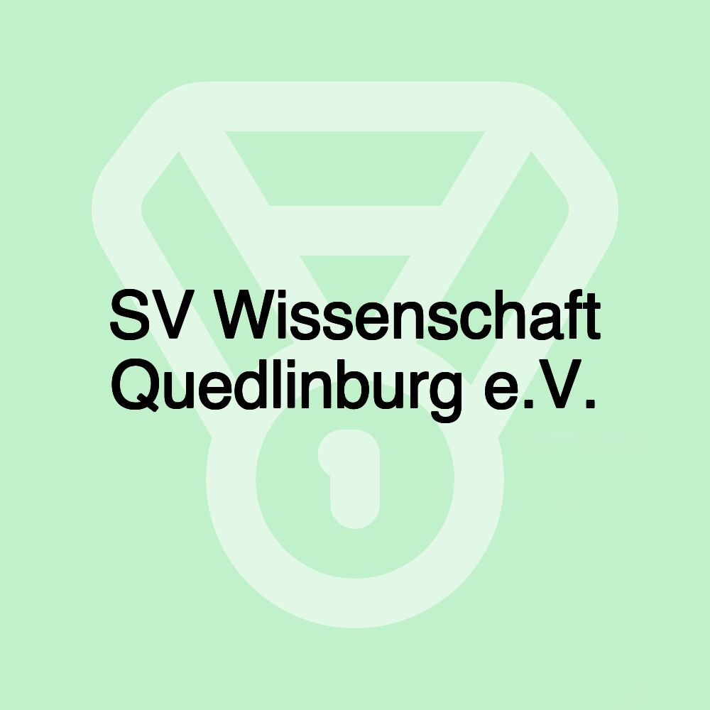 SV Wissenschaft Quedlinburg e.V.