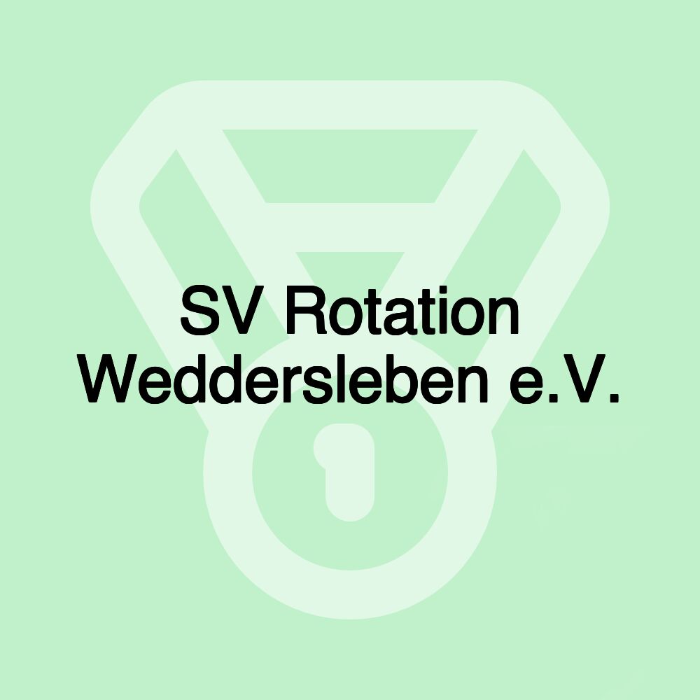 SV Rotation Weddersleben e.V.